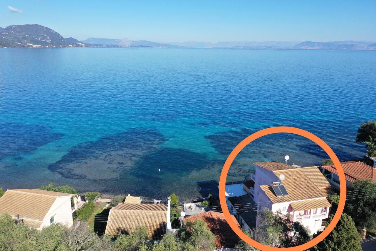 Seafront Villa Ourania Mesongi Exterior photo